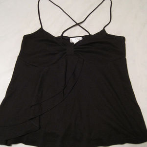 ANN TAYLOR LOFT BLACK SPAGETTI STRAP CAMI